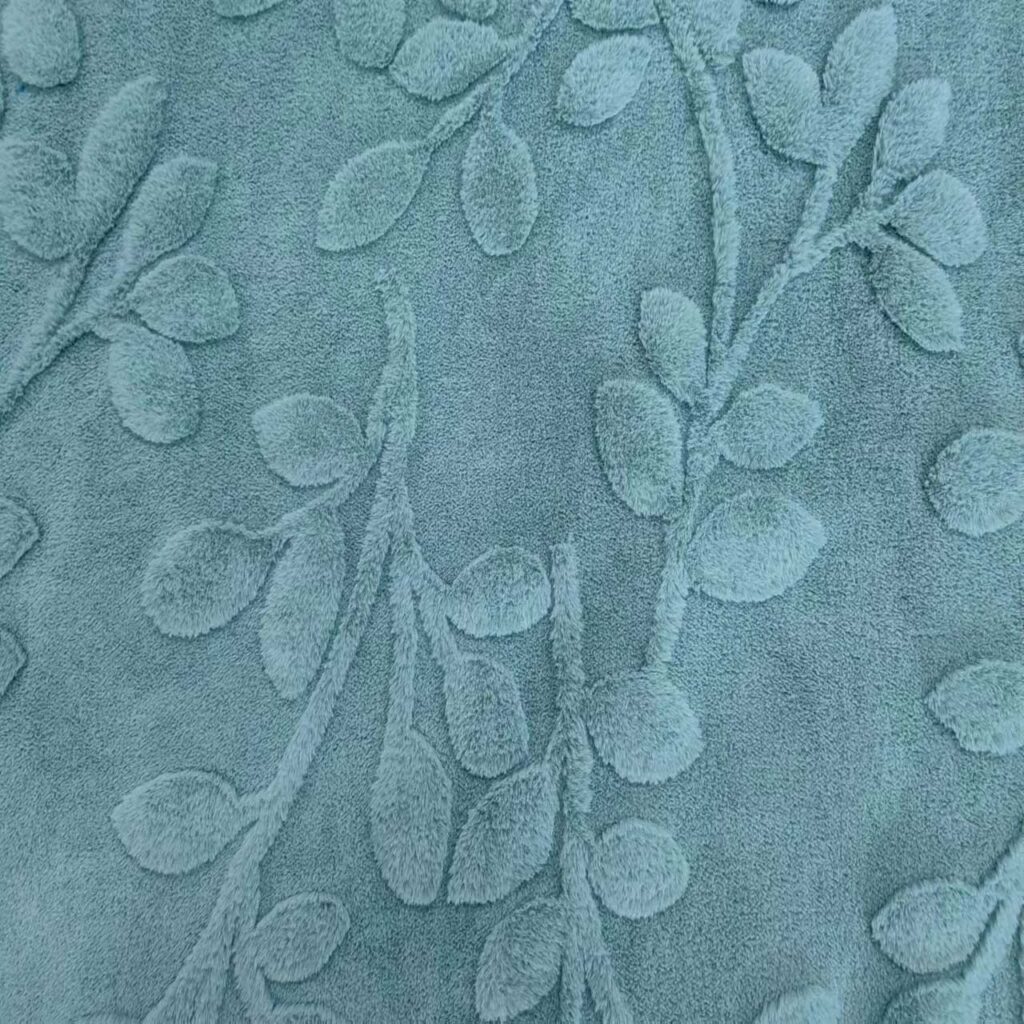 240701#2 jacquard faux rabbit fur