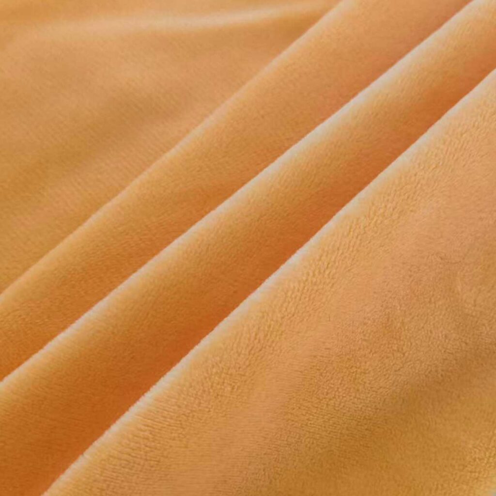 Velvet minky fabric 1.5mm pile height