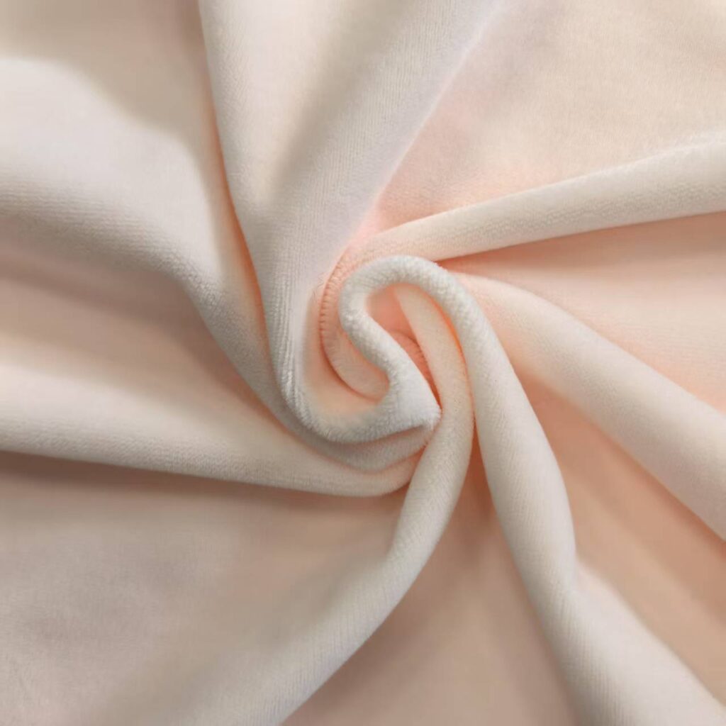 Minky fabric velour 1mm pile height