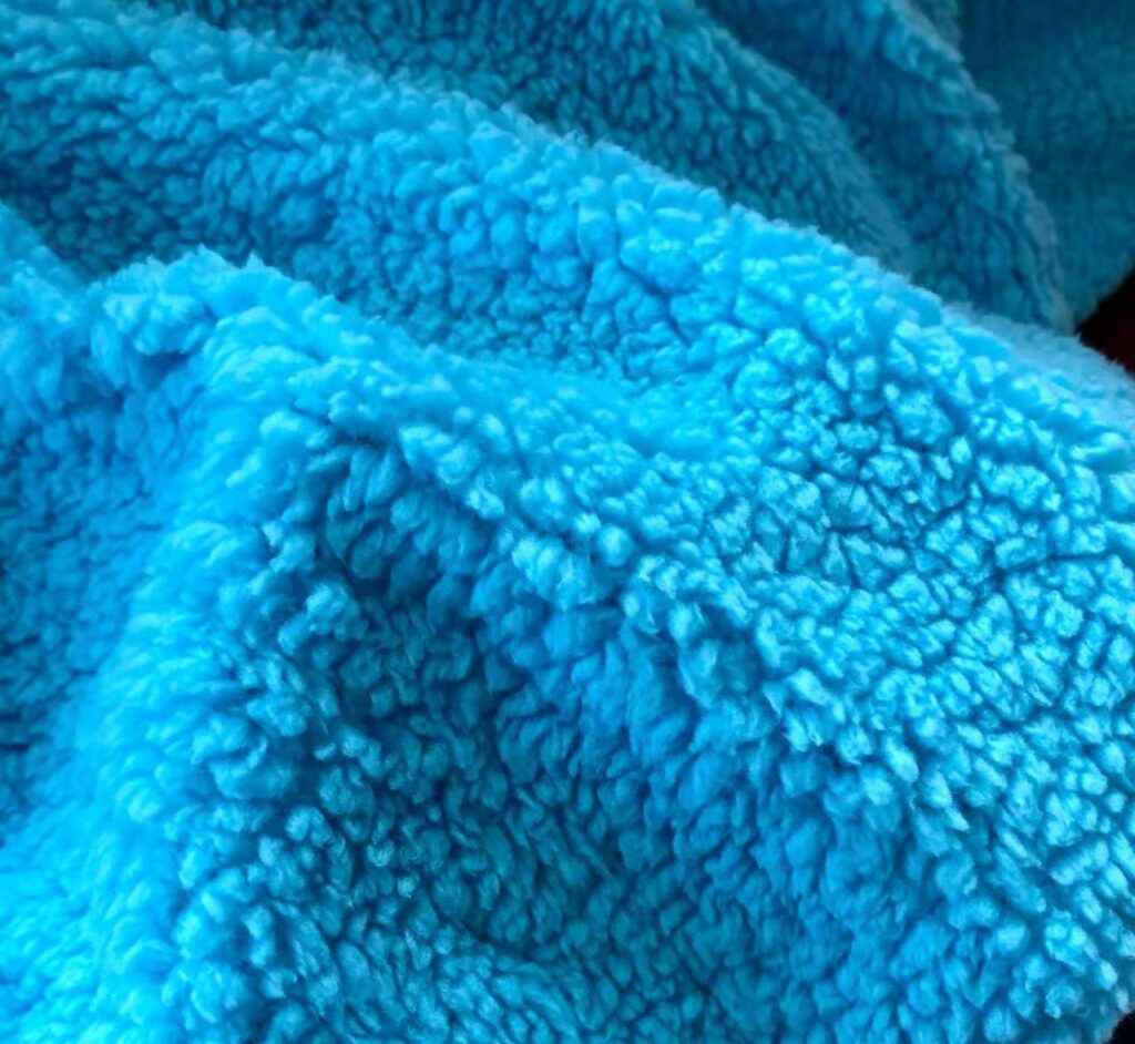 Sherpa fabric solid color