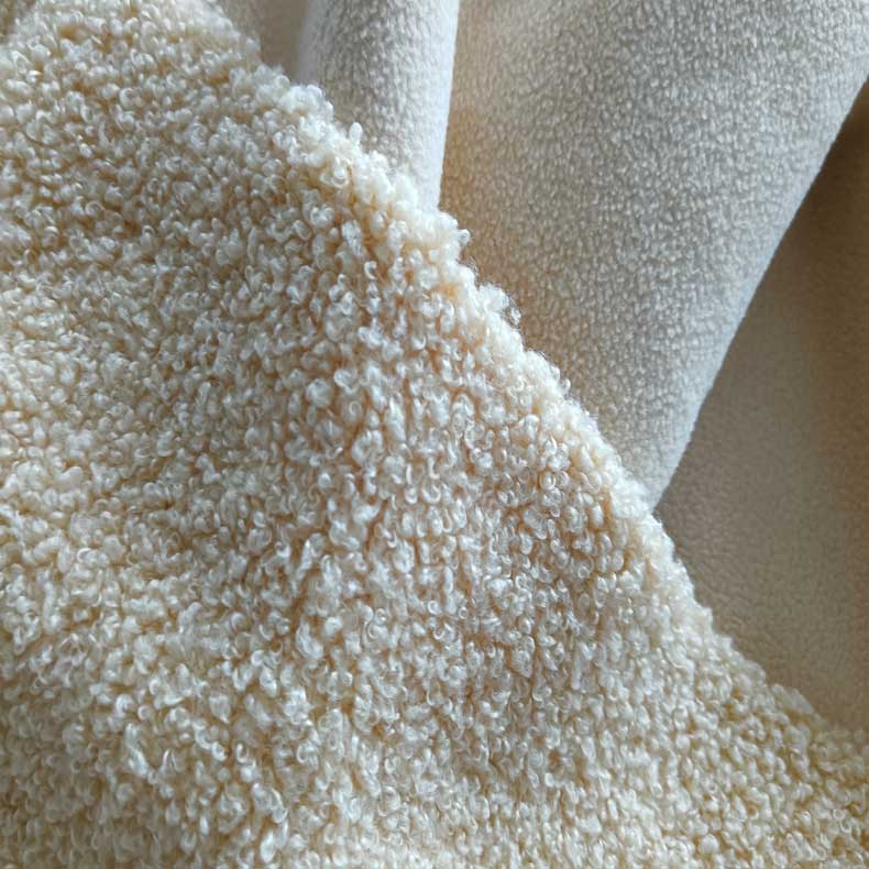 Bonded teddy sherpa fabric